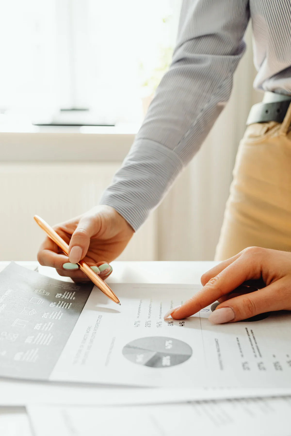 Financial statements and performance charts under review